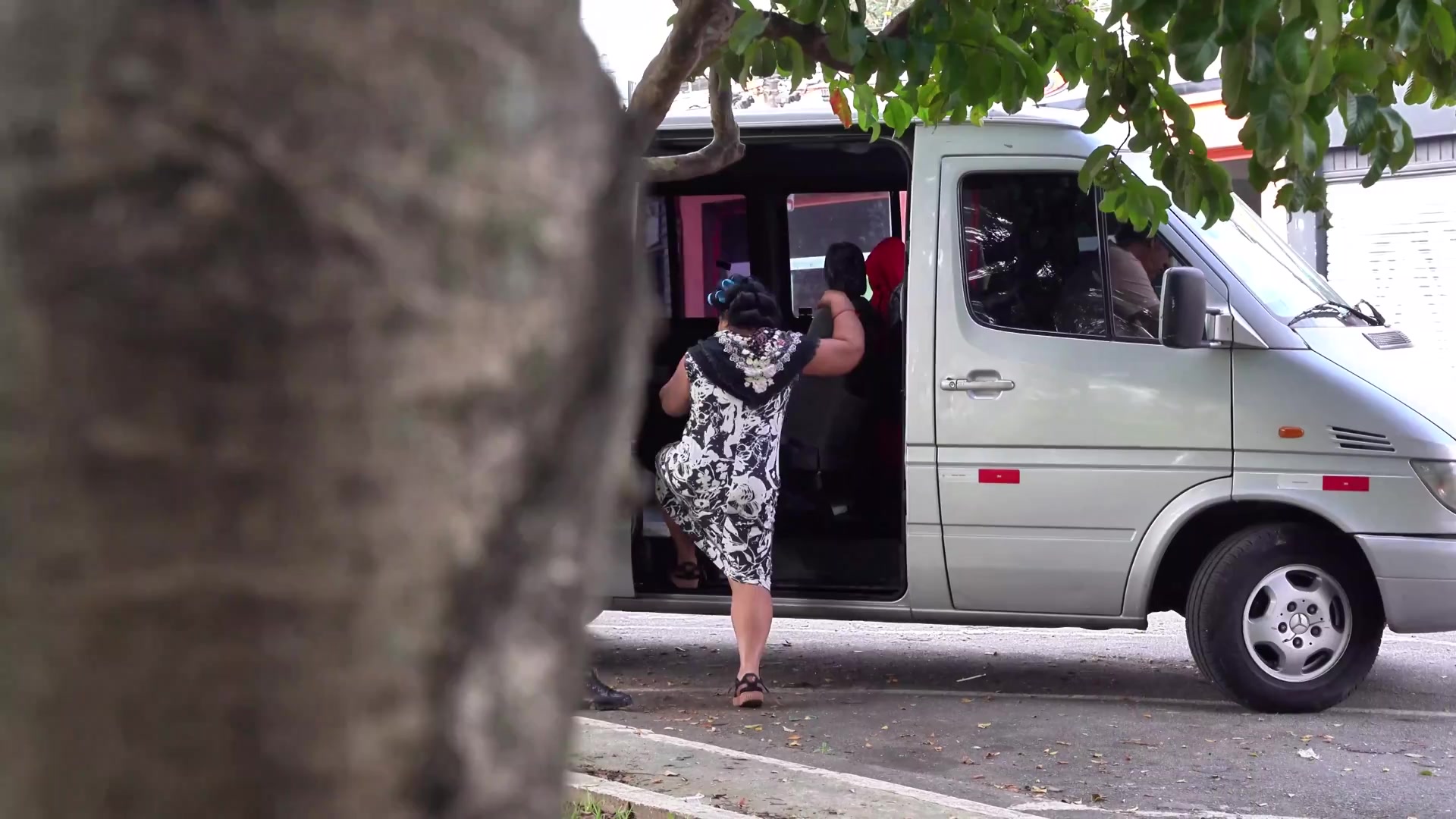 Fat Granny All Holes Destroyed On The Bus Ride