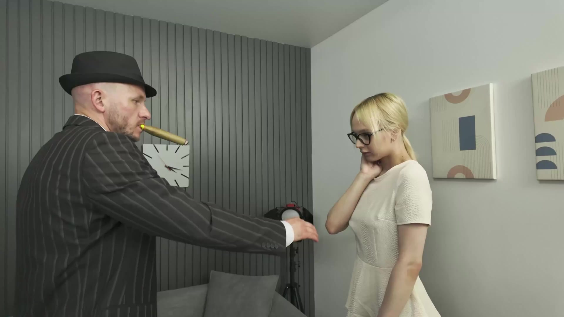 Small ass secretary destroyed by her Boss