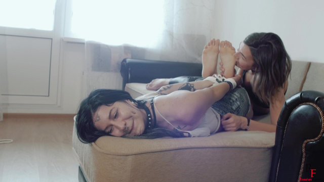 Mayas Revenge. Tickling and Light Biting of Tinas Feet