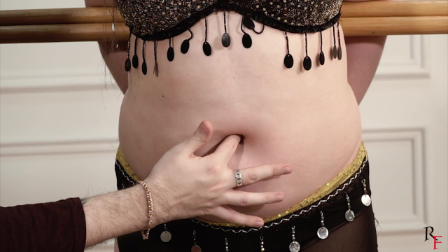 Big Torture Belly of Eastern Anna - Light Tickle, Ice, and Hair Dryer