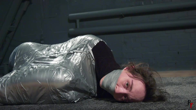 Home Girl - Tight Tape Bondage Challenge