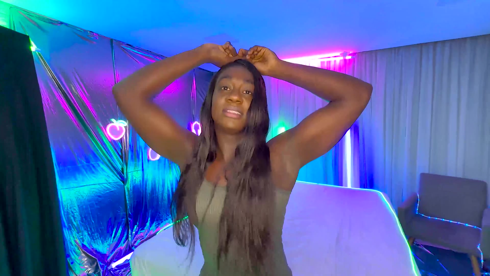 Female muscle ebony rough ass fucked