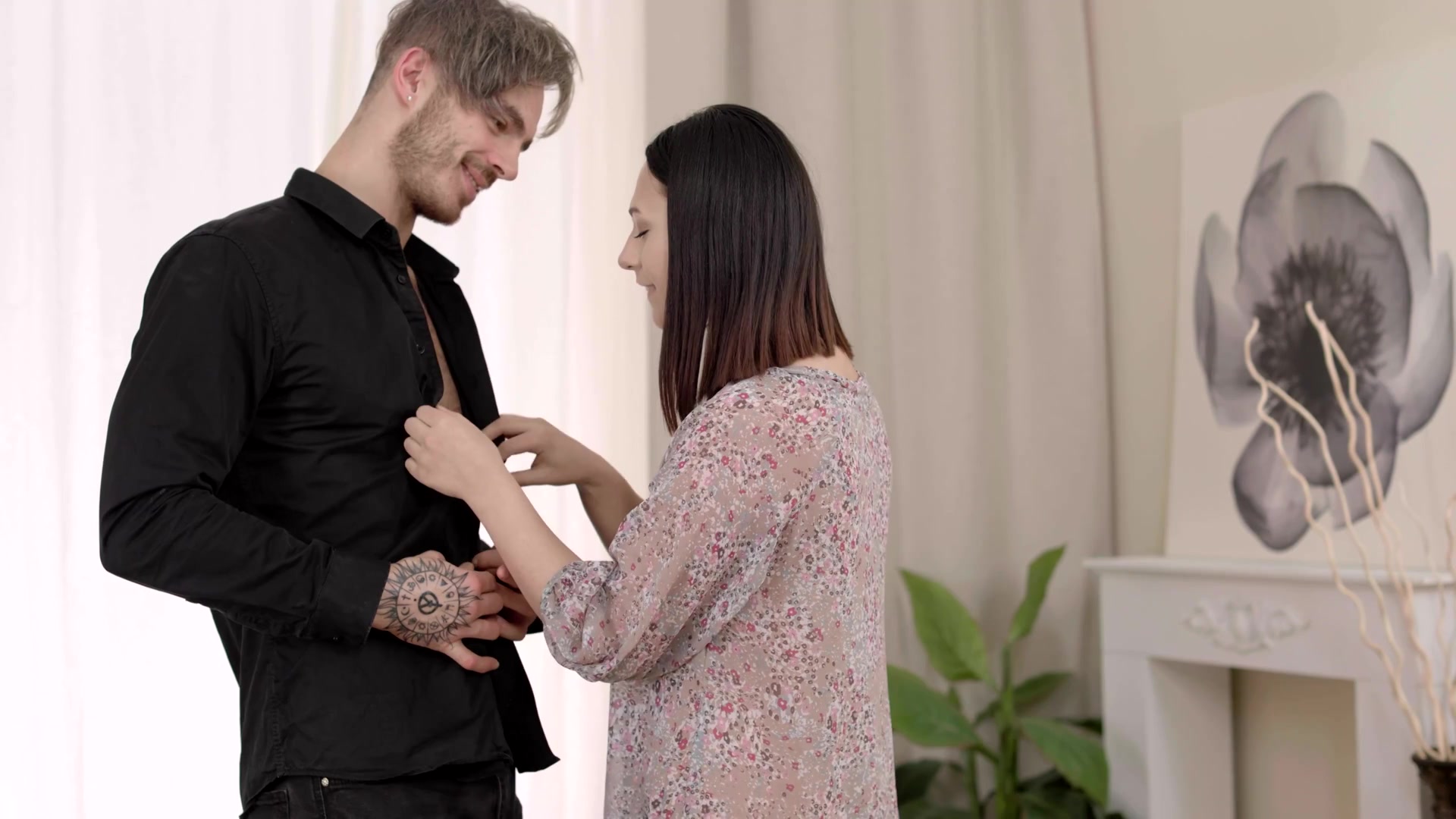 Asian teen gets tight slippery anus stretched