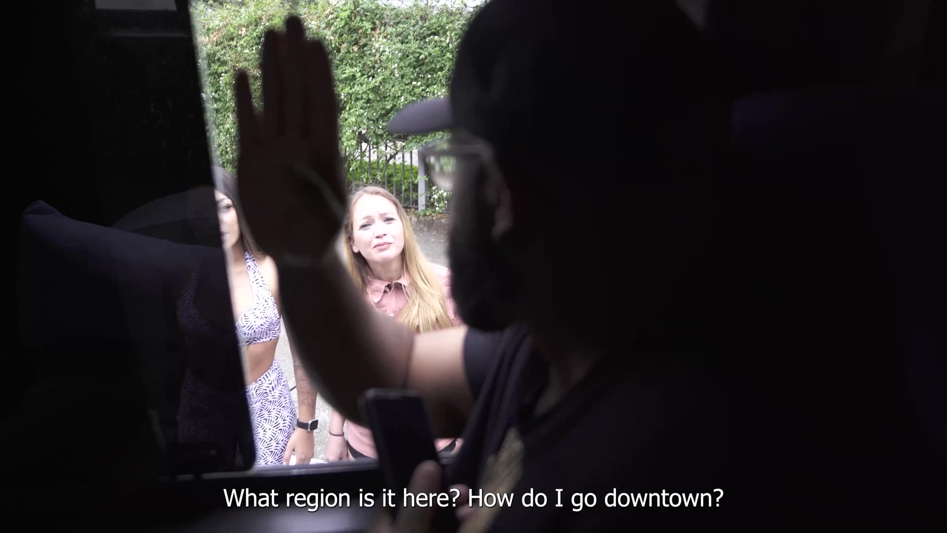 Anal bang van party with busty babes