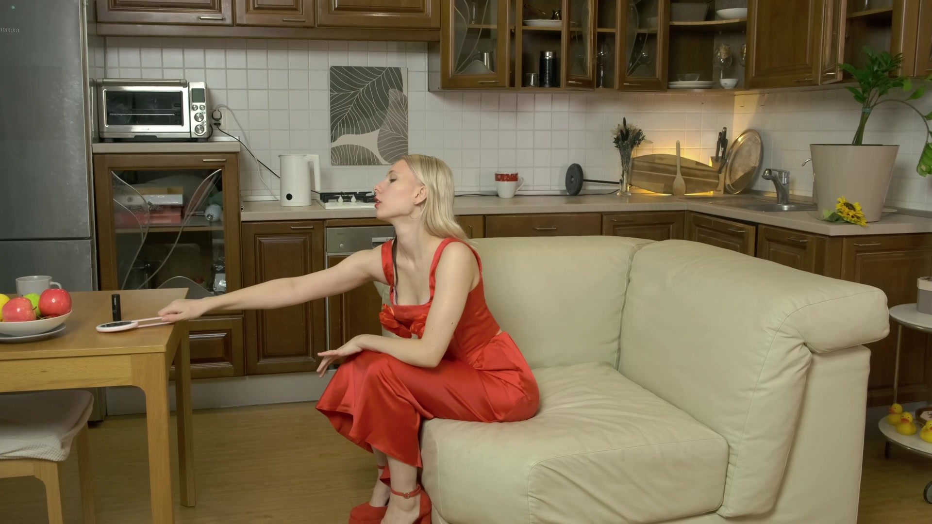Flexi fuck doll gets rough ass to mouth fucked