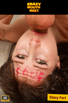 Real whore deep big dick face fucked