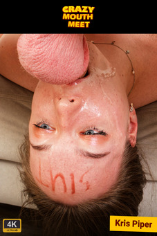 Chubby teen gets extreme deep face fucked