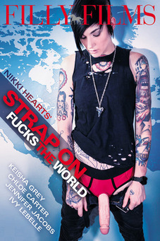 Nikki Hearts' Strap On Fucks The World