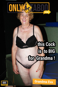 Big cock surprise for 79 years old grandma