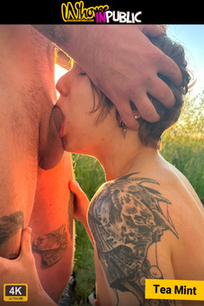 Small ass gets destroyed in the sunset