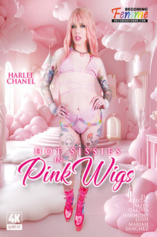Hot Sissies In Pink Wigs
